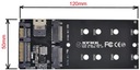 Серверный адаптер SATA NVMe M.2 NGFF SSD SFF-8654