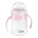 LOVI Первая чашка с носиком, 150 мл, розовая ручка