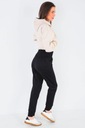 Čierne športové nohavice dámske tepláky PARROT široká guma v páse 2XL/3XL Dĺžka nohavíc dlhá