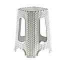 Стул-табурет из ротанга Korona Shops серый