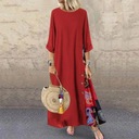 Vintage šaty v etnickom štýle pre ženy Dlhé šaty Lo Ďalšia farba bezfarebný