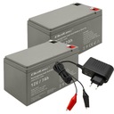 2 гелевых аккумулятора 12 В 7 Ач ДЛЯ АВТОМОБИЛЯ