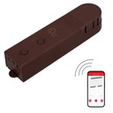 УМНЫЕ ЖАЛЮЗИ ИНТЕРЬЕРНЫЕ РОЛЛЕТНИЦЫ С МОТОРОМ, БЕСПРОВОДНЫЕ, КОРИЧНЕВЫЕ