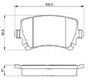 ZAPATAS PARTE TRASERA AUDI A3 A4 B7 VW PASSAT B6 B7 CC TOURAN GOLF 5 6 SKODA OCTAVIA 2 