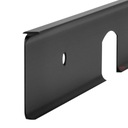 МЕБЕЛЬНАЯ ПОЛОСКА УГЛОВАЯ ДЛЯ СТОЛЕШНИЦЫ 38ММ R5 L-600ММ ЧЕРНАЯ