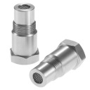 2 ПК, простой лямбда -зондовый эмулятор из нержавеющей стали с ситом #14