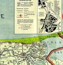 Старая карта Вольного города Гданьска 1927 года. 70х50см