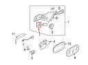 PORSCHE CAYENNE 9PA НАКЛАДКА NA ДЗЕРКАЛО ПЕРЕДНЯ 9557310850201CORYGINALNA  фото 8
