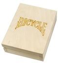 Игральные карты BICYCLE METALLUXE RED, 1 КОЛОДА, в деревянной коробке*