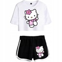 HELLO KITTY ПИЖАМНЫЕ РАЗМЕРЫ КОМПЛЕКТ ФУТБОЛКИ