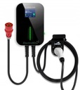 Зарядное устройство, настенная коробка BESEN Green 11 кВт, приложение - WIFI, вилка 16 А и подвеска PRO