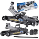 PODNOŚNIK SAMOCHODOWY LEWAREK NISKOPROFILOWY 2,5T ŻABA GUMA STALOWE KOŁA