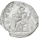 Julia Paula, Denarius, 219-220, Rome, EF(40-45), S Rodzaj Rzym