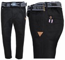 DINO czarne CHINOSY slim wizytowe GUMA r 146/152