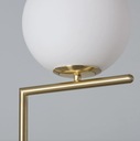 Nowoczesna lampa podłogowa szklana kula złota Kolekcja Iluzzia