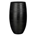 черный керамический цветочный горшок PORTO VASE 39/90, большая крышка для интерьера, терракота