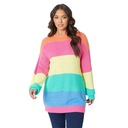 M8505 DAMSKI KOLOROWY SWETER STUDIO 12/14 L/XL