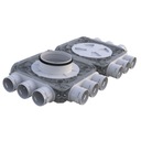ДВОЙНОЙ ВЕНТИЛЯЦИОННЫЙ РАСПРЕДЕЛИТЕЛЬ, 12-КОНТАКТНЫЙ 12X75/160MM VENTS РЕКУПЕРАЦИЯ