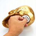 Živicové zlato ľudská hlava prasiatko domáce dekorácie Hmotnosť (s balením) 0.02 kg