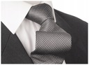 ШЕЛК 100% ЖАККАРД Серый шелковый галстук kj52