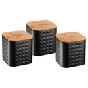НАБОР ИЗ 3 КОНТЕЙНЕРОВ КОФЕ ЧАЙ САХАР БАМБУК