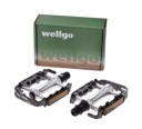 ВЕЛОСИПЕДНАЯ ПЕДАЛЬ WELLGO ALU 2 ШТ. ПОДШИПНИКИ