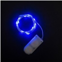 Светодиодные лампы 20 шт., 2 м, синие провода с батарейным питанием