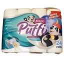 ТУАЛЕТНАЯ БУМАГА PUFFI MAGIC 24 РОЛИКА, 3-СЛОЙНАЯ