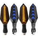 4-х светодиодный сигнал поворота для мотоцикла, скутера, квада, мотоцикла, одобрено DYNAMIC