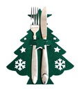 РОЖДЕСТВЕНСКИЕ КРЫШКИ ДЛЯ СТОЛОВЫХ ПРИБОРОВ Фетр Рождество