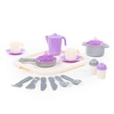 54807 Zestaw naczyń NASTKA na 2 osoby 18 elementów