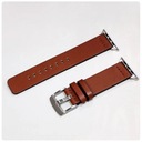PASEK DO SMART WATCHA APPLE 38 MM, NATURALNA SKÓRA DŁUGI ROZM. XLBRĄZOWY