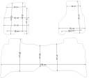 GRANATOWE КИЛИМКИ PLATINUM + LAM DODGE RAM 1500 ЛОНГ 2013-2018R.  (18489150987) фото min 8