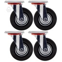 НАБОР ИЗ 4 ШТ. Полочная тележка WHEELS fi 125 41STGU125