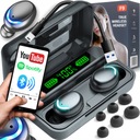 БЕСПРОВОДНЫЕ НАУШНИКИ BLUETOOTH С МИКРОФОНОМ POWERBANK F9 PRO МОДЕЛЬ 2024 ГОДА