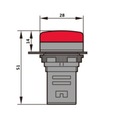 KONTROLKA LED ZELENÁ OVLÁDACIA 24V 22MM EAN (GTIN) 5708769805205