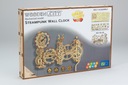 Drevené hodiny Steampunk Wooden.City 3D puzzle Hĺbka produktu 9.6 cm