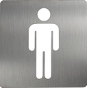 Piktogram Tabliczka WC Toaleta Męska 10x10cm