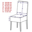 Чехлы на стулья из эластичного спандекса, БЕЛЫЕ