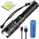 МОЩНАЯ ТАКТИЧЕСКАЯ СВЕТОДИОДНАЯ ЛАМПА POWERBANK USB ZOOM