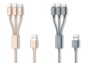 КАБЕЛЬ Lightning 3in1 MICRO USB USB-C ДЛЯ ТЕЛЕФОНА
