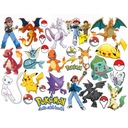 НАБОР МОЮЩИХСЯ ВРЕМЕННЫХ УЗОРОВ ПОКЕМОНОВ ДЛЯ ДЕТЕЙ, КАЧЕСТВЕННЫЙ