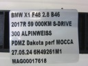 BMW X1 F48 PODSUFTIKA NOIRE ANTHRAZIT SOUS PANORAME 51449459403 9459403photo 10