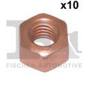 ГАЙКА БЛОКА ЭД. ГАЙКА M8X1.25 SW13 CU 10 ШТ.