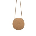 КРУГЛАЯ СОЛОМНАЯ СУМКА КОРЗИНА МАЛЕНЬКАЯ БОХО ЖЕНСКАЯ ЖЕНСКАЯ ЗАВЕРТАННАЯ БЕЖЕВАЯ ЭСТЕТИКА