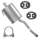 Концевой глушитель Fiat Panda II 2 1.1 1.2 03-12 HTB