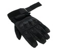 Taktické rukavice vojenská ochrana členkov L čierne Dominujúca farba čierna