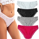 4x KORONKOWE ZMYSŁOWE FIGI MAJTKI JAKOŚĆ S/M 15