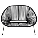 2-МЕСТНАЯ САДОВАЯ СКАМЬЯ УДОБНЫЙ ДИВАН ДЛЯ ТЕРРАСЫ, БАЛКОНА