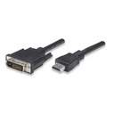 Techly ICOC-HDMI-D-010 Кабель-адаптер DVI-D C длиной 1 м